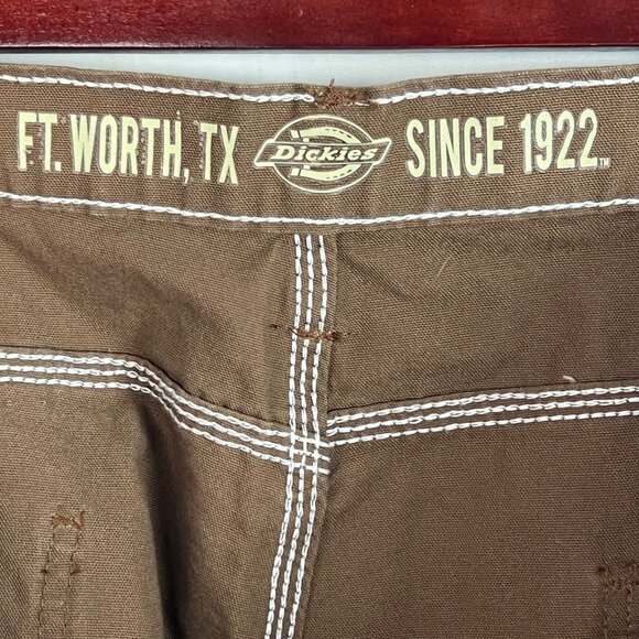 Dickies Relaxed Fit Carpenter Pants Brown 38X32 NWOT Durable Cotton Design - Picture 9 of 11